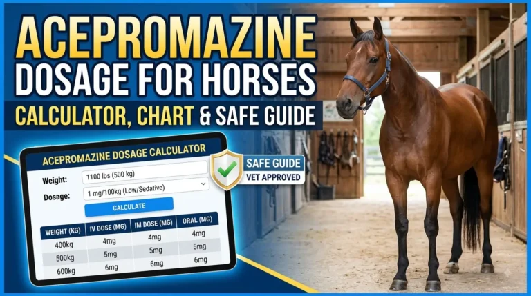 Acepromazine Dosage For Horses
