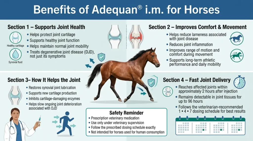 Benefits of Adequan® i.m. for Horses