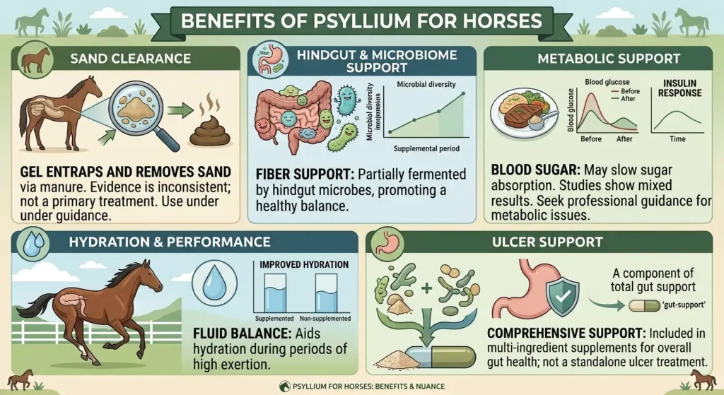 Psyllium Husk Dosage For Horses: Calculator, Chart & Safe Guide 2 Benefits of Psyllium for Horses