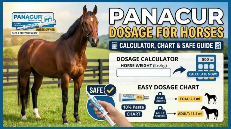 Panacur Dosage for Horses