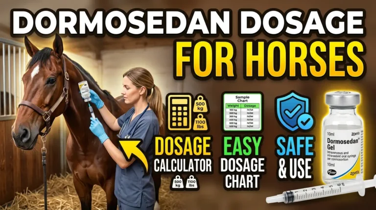 Dormosedan Dosage For Horses