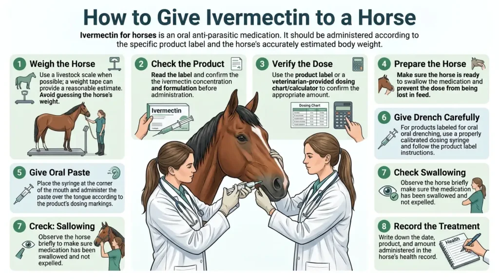 How to Give Ivermectin to a Horse (Step-by-Step)