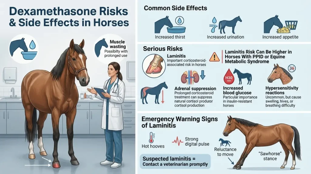 Dexamethasone Risks & Side Effects in Horses