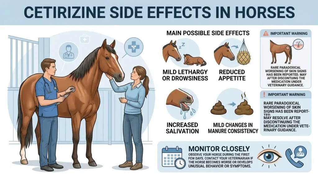 Cetirizine Dosage For Horses: Calculator, Chart & Safe Guide 3 Side Effects of Cetirizine for Horses