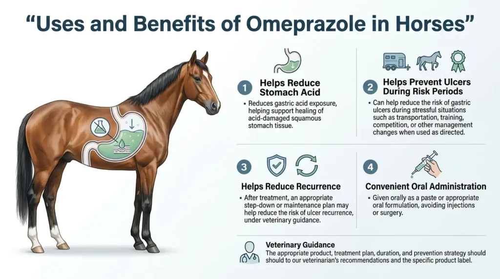 Omeprazole Dosage For Horses: Calculator, Chart & Safe Guide 3 Uses and Benefits of Omeprazole in Horses
