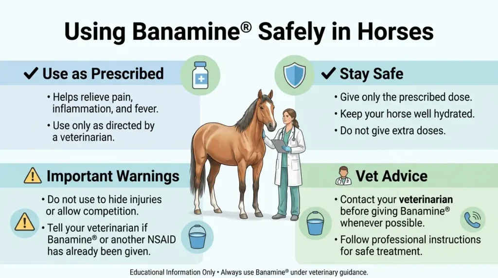 Using Banamine® Safely in Horses