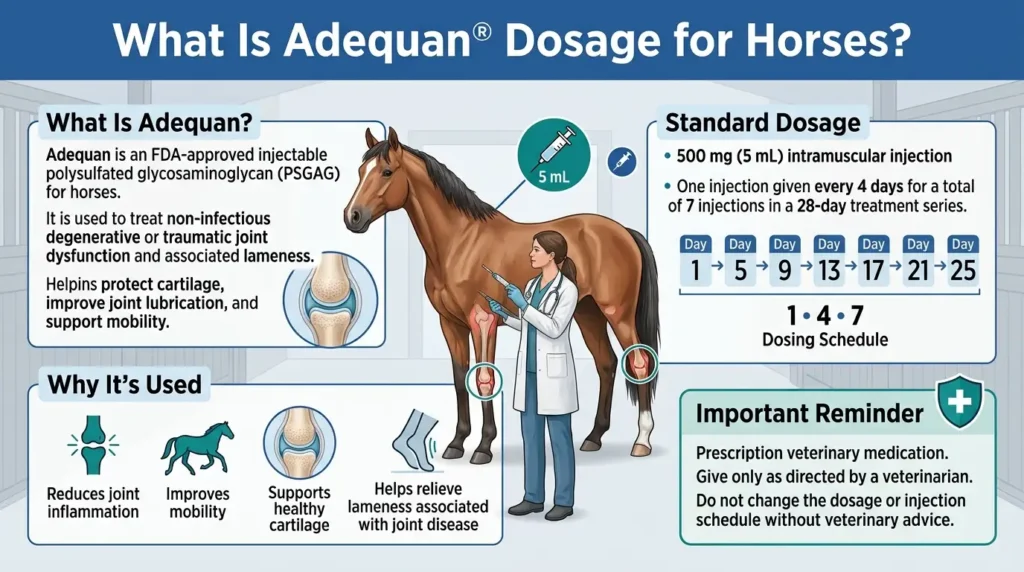 What Is Adequan Dosage For Horses