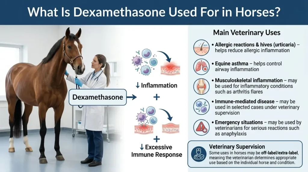 What Is Dexamethasone Used For in Horses