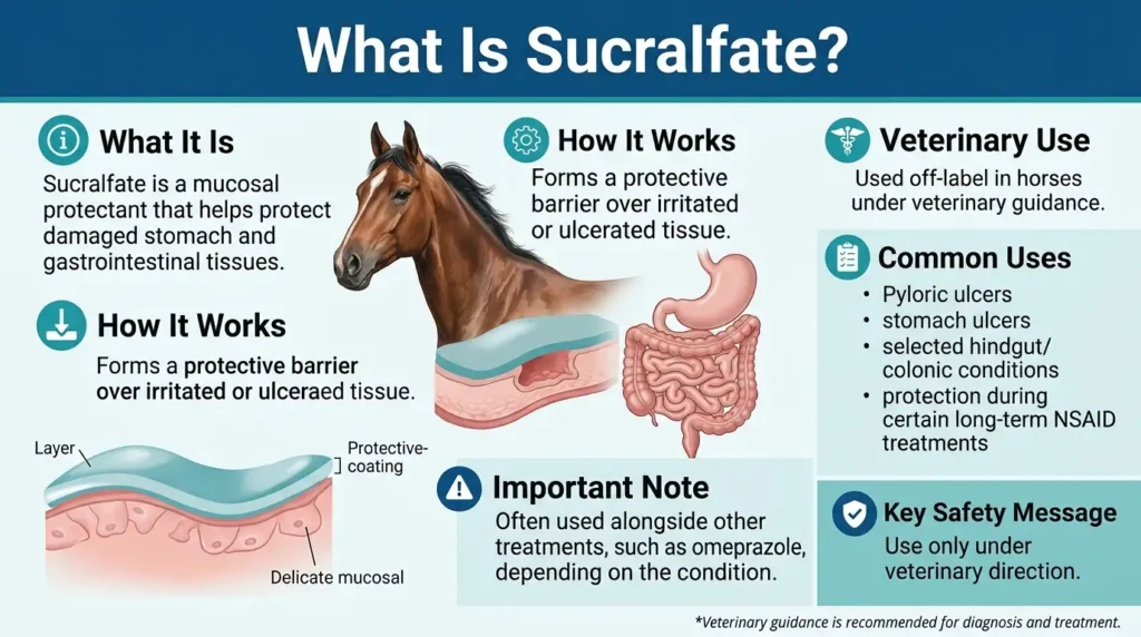 Sucralfate Dosage For Horses: Calculator, Chart & Safe Guide 1 What Is Sucralfate Dosage For Horses