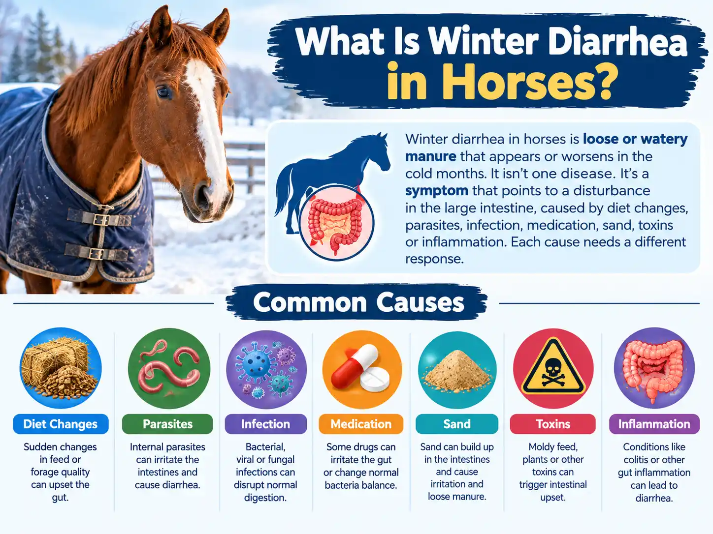 What Is Winter Diarrhea in Horses