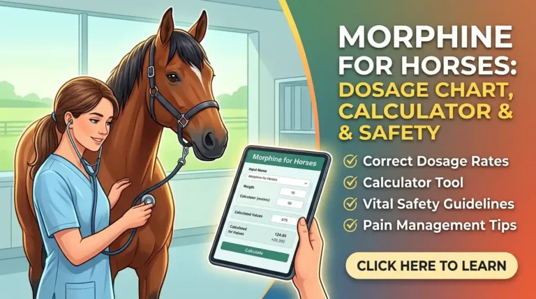 Morphine Dosage for Horses