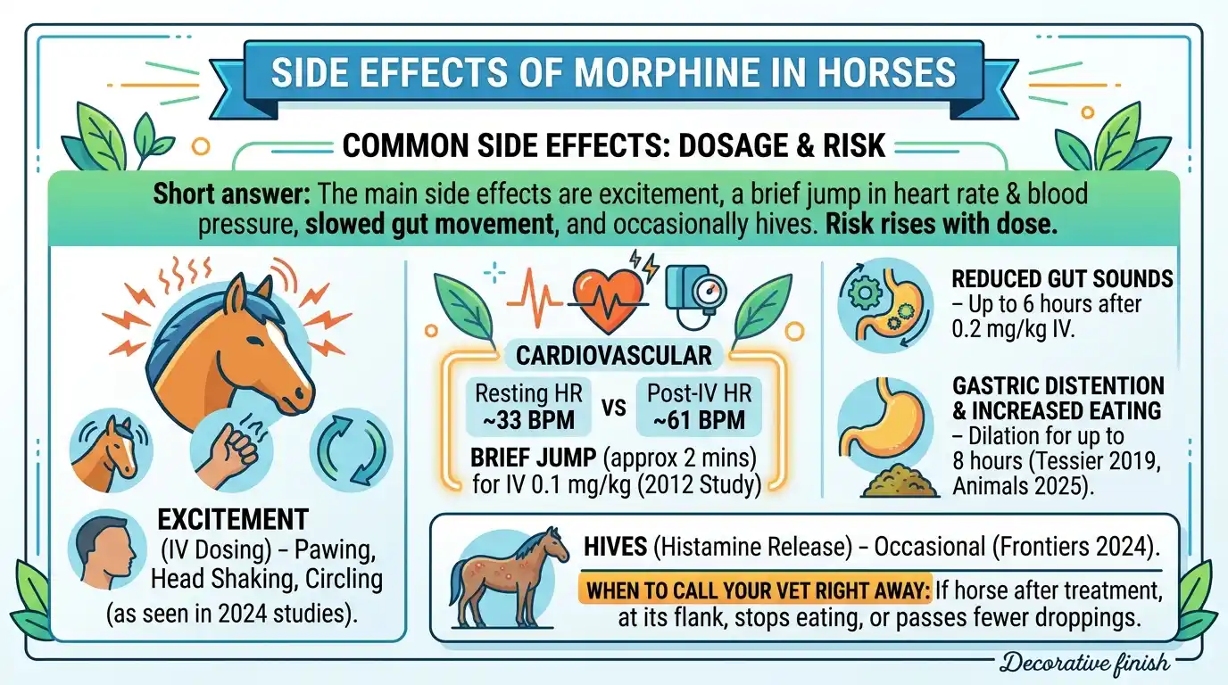 Side Effects of Morphine in Horses