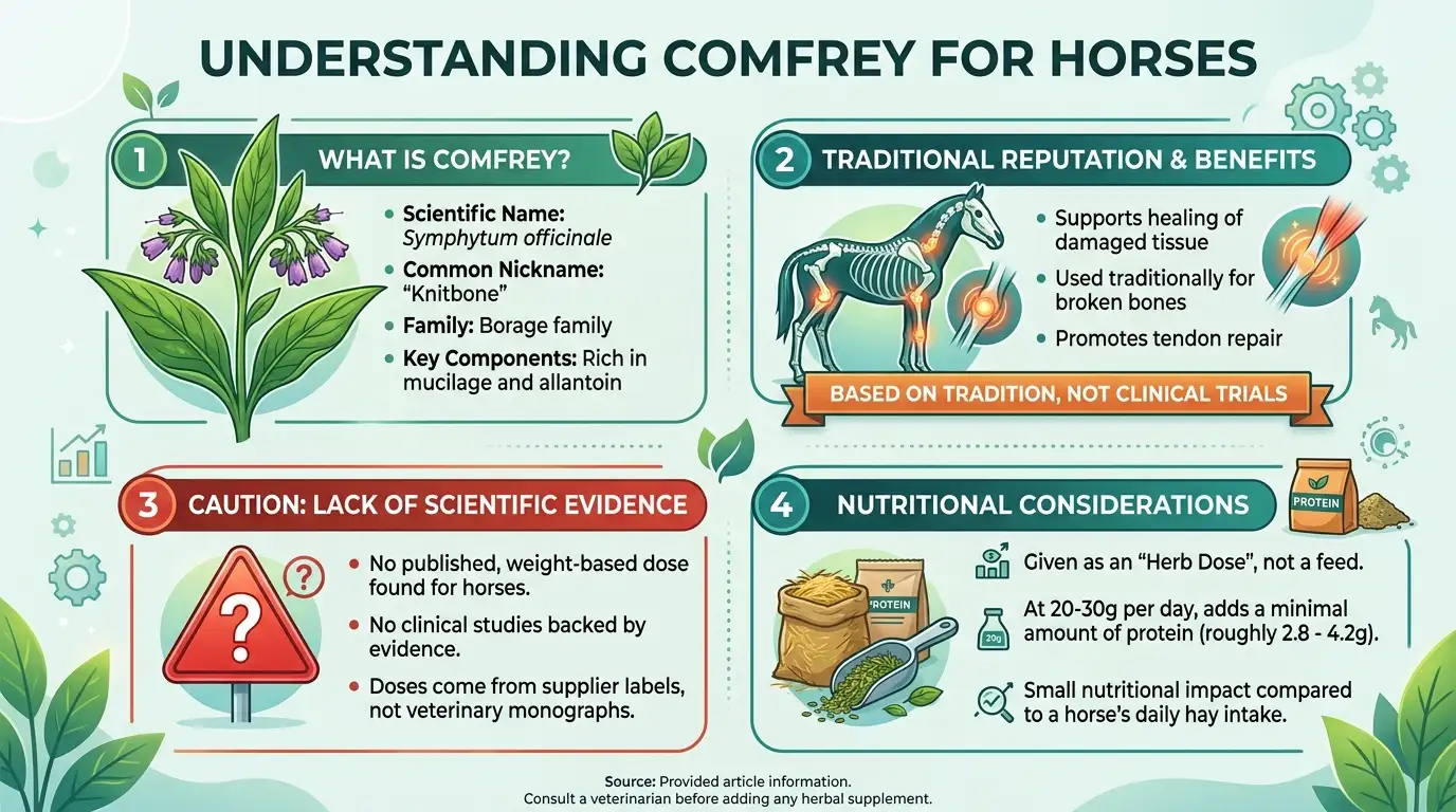 What Is Comfrey and Why Do Horse Owners Feed It?