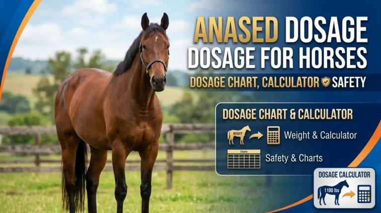 Anased Dosage for Horses: Dosage Chart, Calculator & Safety