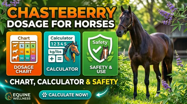 Chasteberry Dosage for Horses: Chart, Calculator & Safety