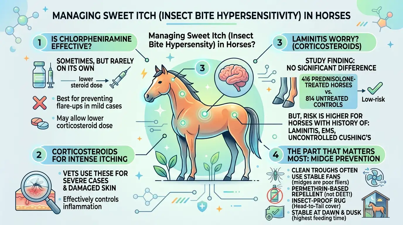 Does Chlorpheniramine Work for Sweet Itch?