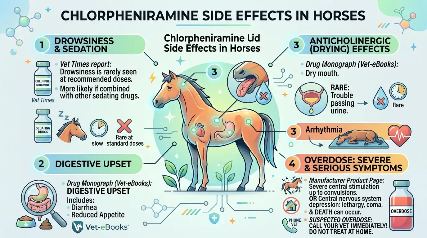 Chlorpheniramine Side Effects in Horses