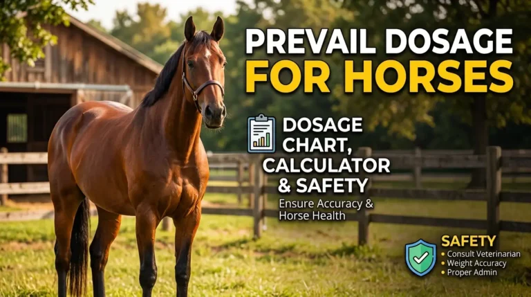 Prevail Dosage for Horses