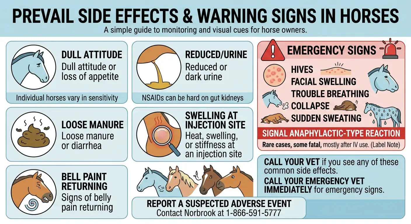 Prevail Dosage for Horses: Dosage Chart, Calculator & Safety 4 Prevail Side Effects and Warning Signs