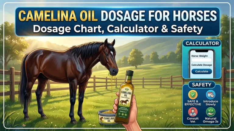 Camelina Oil Dosage for Horses