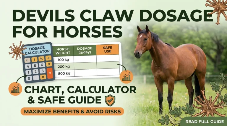 Devils Claw Dosage for Horses