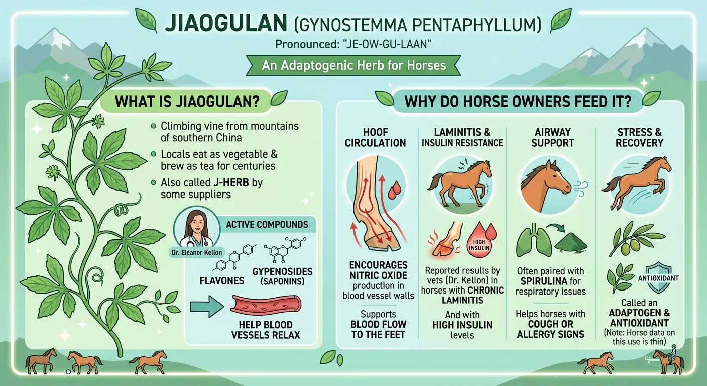 What Is Jiaogulan, and Why Do Horse Owners Feed It?