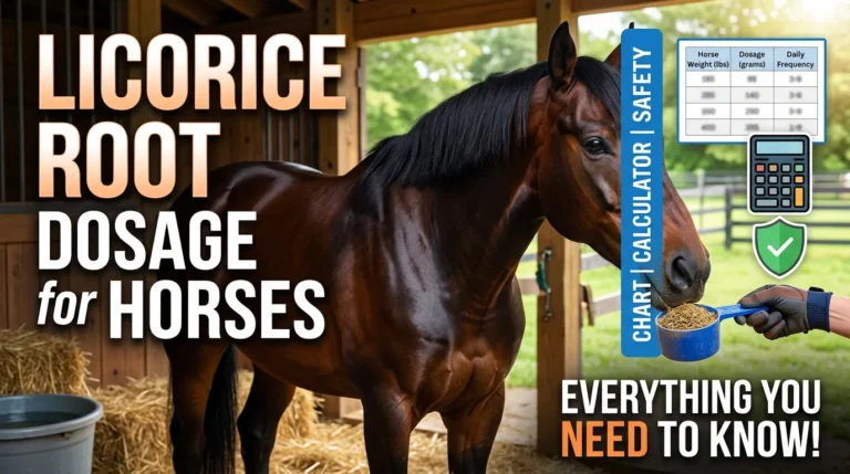 Licorice Root Dosage for Horses
