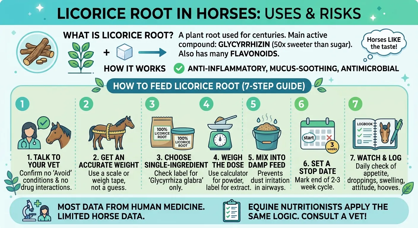 How to Feed Licorice Root to Your Horse