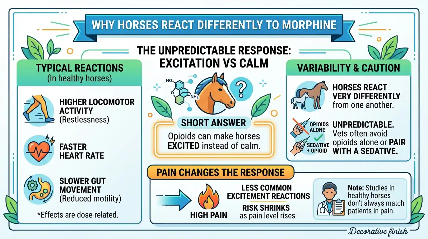 Why Horses React Differently to Morphine